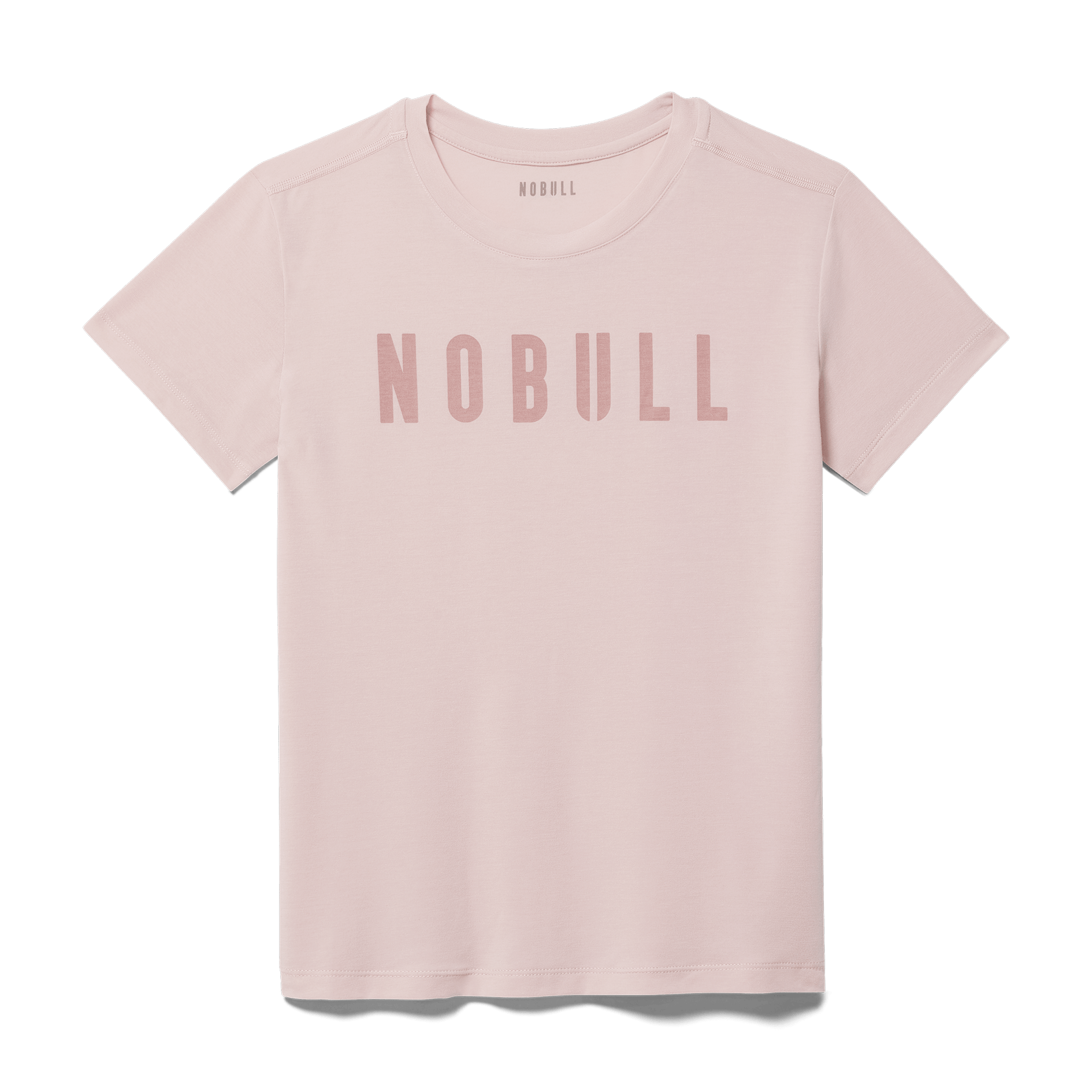 Dusty Rose Women's NOBULL Tee Silhouette Angle.
