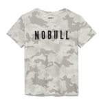 Light Grey Camo Women's NOBULL Tee Silhouette Angle.