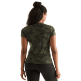 Dark Army Camo Women's NOBULL Tee Back Angle.