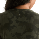 Dark Army Camo Women's NOBULL Tee Back Detail Angle.