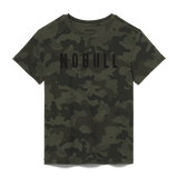 Dark Army Camo Women's NOBULL Tee Silhouette Angle.