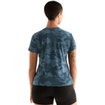 Coastal Blue Camo Women's NOBULL Tee Back Angle.