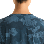 Coastal Blue Camo Women's NOBULL Tee Back Angle.