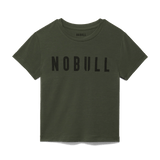 Dark Army Women's NOBULL Fitted Tee Silhouette Angle.