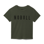 Dark Army Women's NOBULL Fitted Tee Silhouette Angle.
