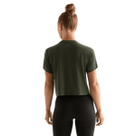 Dark Army Women's NOBULL Boxy Tee Back Angle.