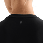 Black Women's NOBULL Boxy Tee U Logo Angle.