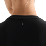 Black Women's NOBULL Boxy Tee U Logo Angle.