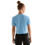Alaskan Blue Women's NOBULL Boxy Tee Back Angle.