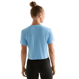 Alaskan Blue Women's NOBULL Boxy Tee Back Angle.