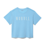 Alaskan Blue Women's NOBULL Boxy Tee Silhouette Angle.