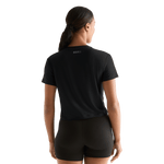 Black Women's Boxy Tee Back Angle.