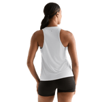 White Women's NOBULL High-Neck Tank Back Angle.