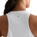 White Women's NOBULL High-Neck Tank U Logo Angle.
