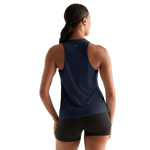 Night Navy Women's NOBULL High-Neck Tank Back Angle.