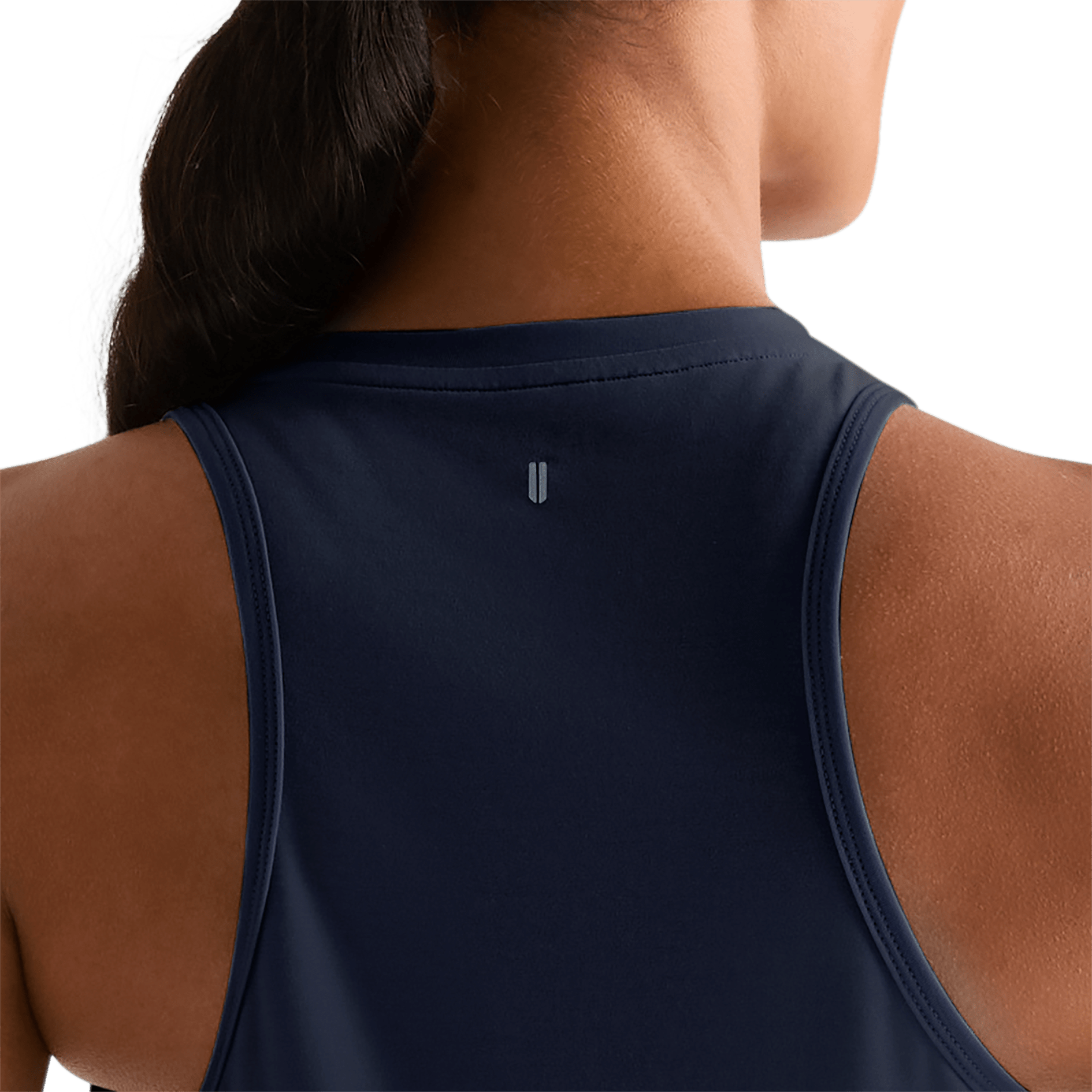 Night Navy Women's NOBULL High-Neck Tank U Logo Angle.