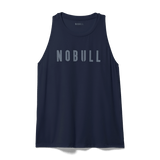 Night Navy Women's NOBULL High-Neck Tank Silhouette Angle.