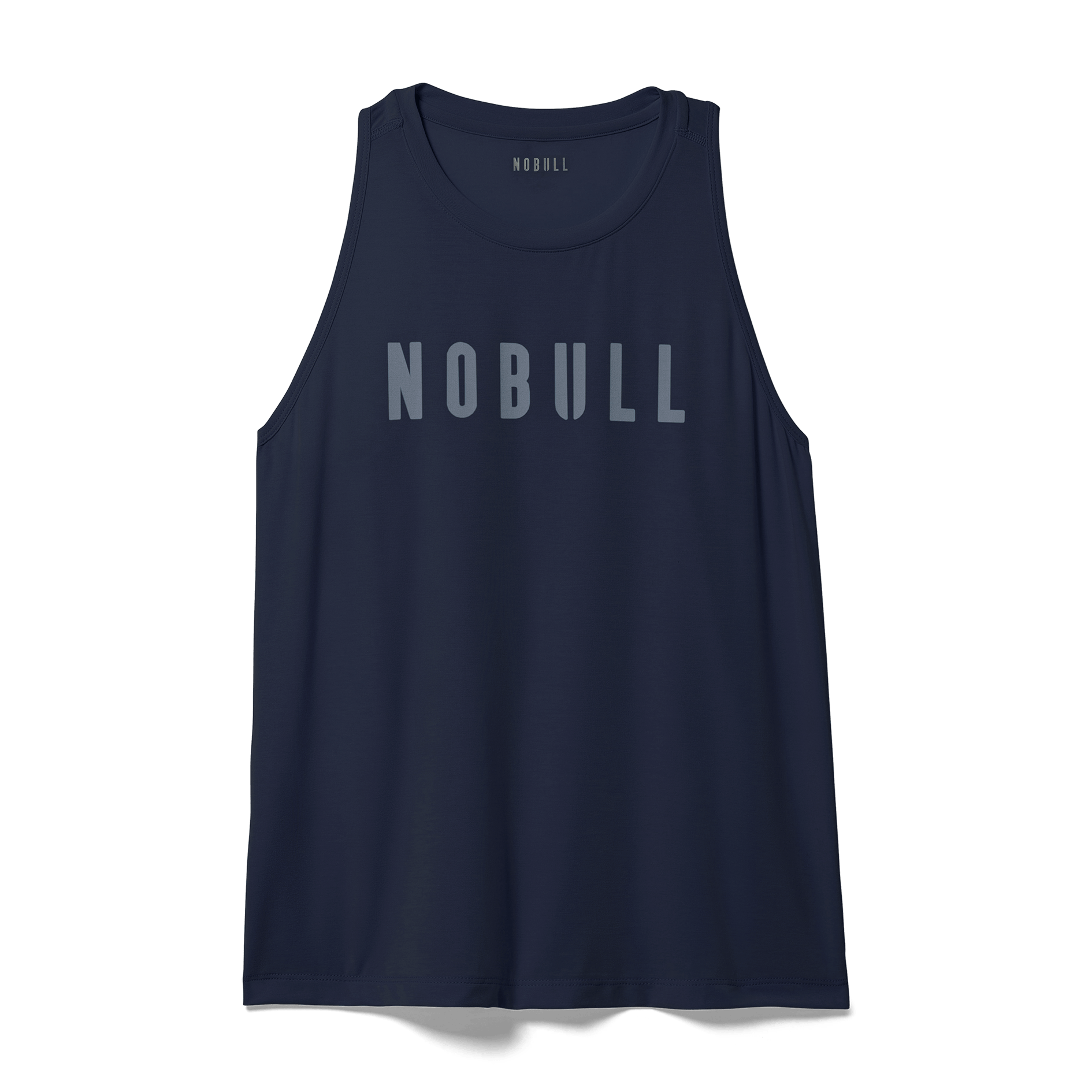 Night Navy Women's NOBULL High-Neck Tank Silhouette Angle.