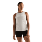 Oatmeal Women's NOBULL High-Neck Tank Front Angle.