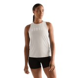 Oatmeal Women's NOBULL High-Neck Tank Front Angle.