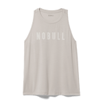 Oatmeal Women's NOBULL High-Neck Tank Silhouette Angle.