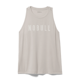 Oatmeal Women's NOBULL High-Neck Tank Silhouette Angle.