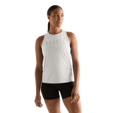 Cream Women's NOBULL High-Neck Tank Front Angle.