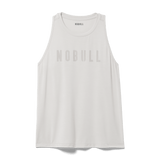 Cream Women's NOBULL High-Neck Tank Silhouette Angle.