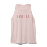 Dusty Rose Women's NOBULL High-Neck Tank Silhouette Angle.