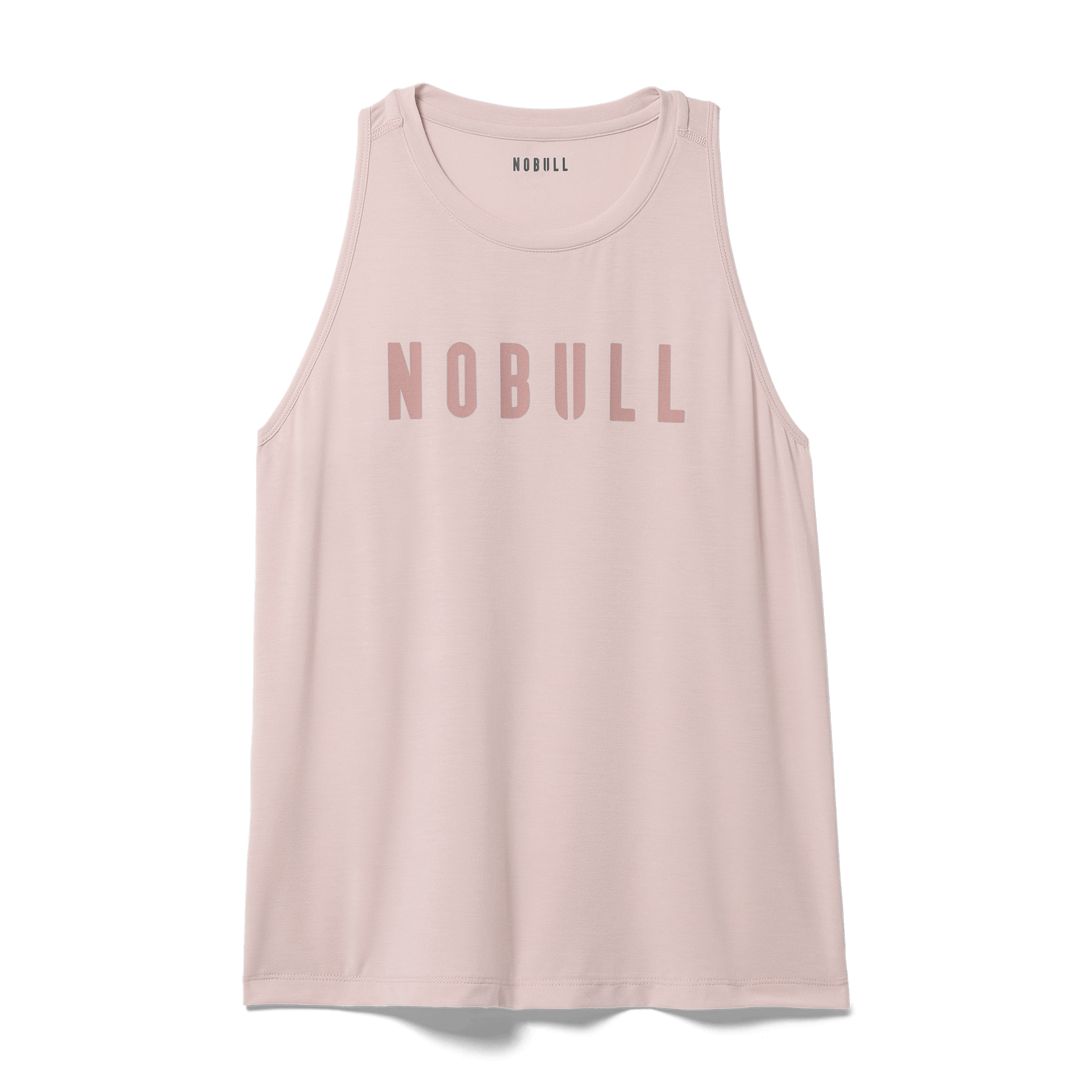 Dusty Rose Women's NOBULL High-Neck Tank Silhouette Angle.