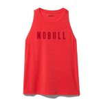 Crimson Women's NOBULL High-Neck Tank Silhouette Angle.