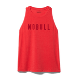 Crimson Women's NOBULL High-Neck Tank Silhouette Angle.