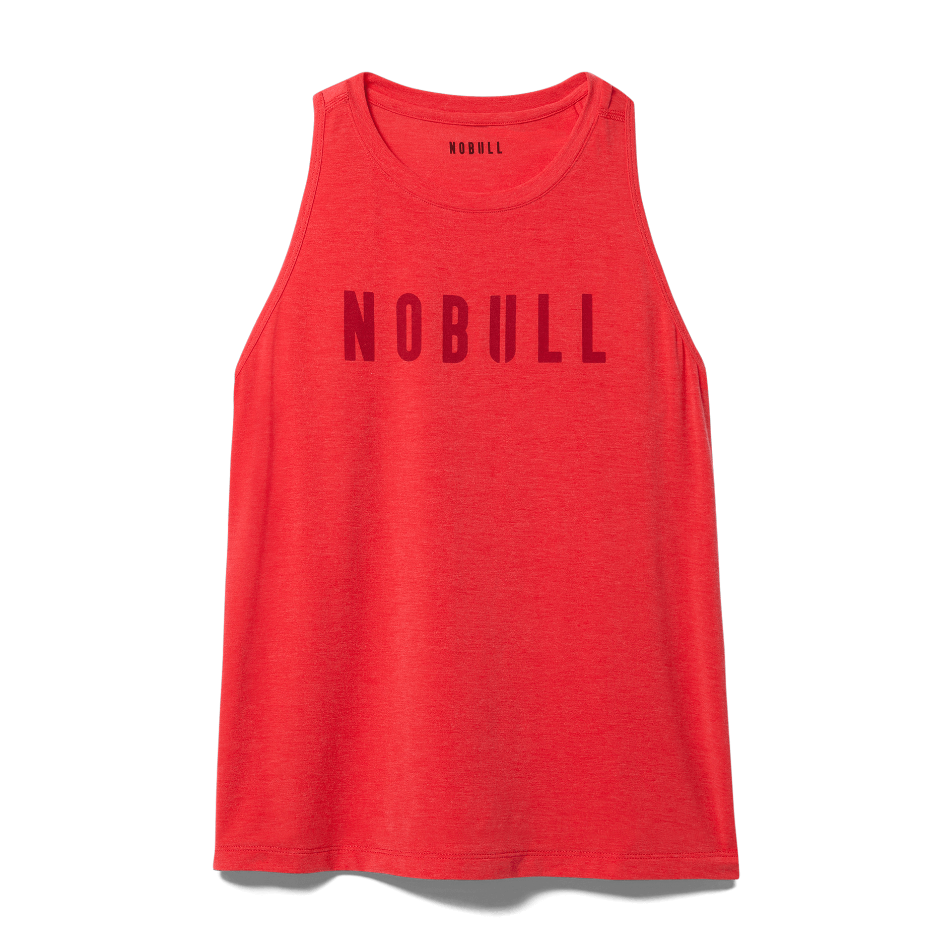 Crimson Women's NOBULL High-Neck Tank Silhouette Angle.
