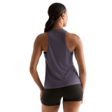 Black Plum Women's NOBULL High-Neck Tank Back Angle.