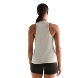 Crater Grey Women's NOBULL High-Neck Tank Back Angle.