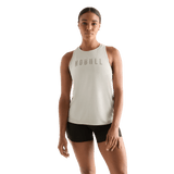Crater Grey Women's NOBULL High-Neck Tank Front Angle.
