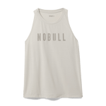 Crater Grey Women's NOBULL High-Neck Tank Silhouette Angle.