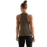 Dark Fallen Rock Women's NOBULL High-Neck Tank Back Angle.