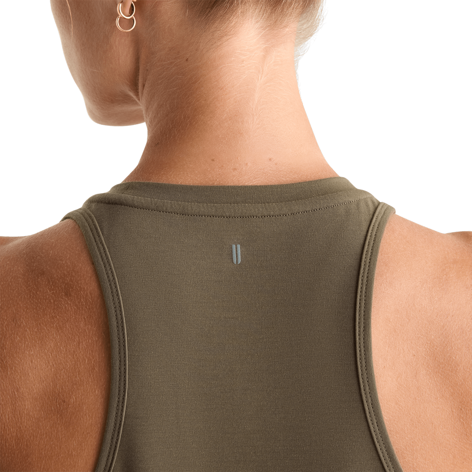 Dark Fallen Rock Women's NOBULL High-Neck Tank U Logo Angle.