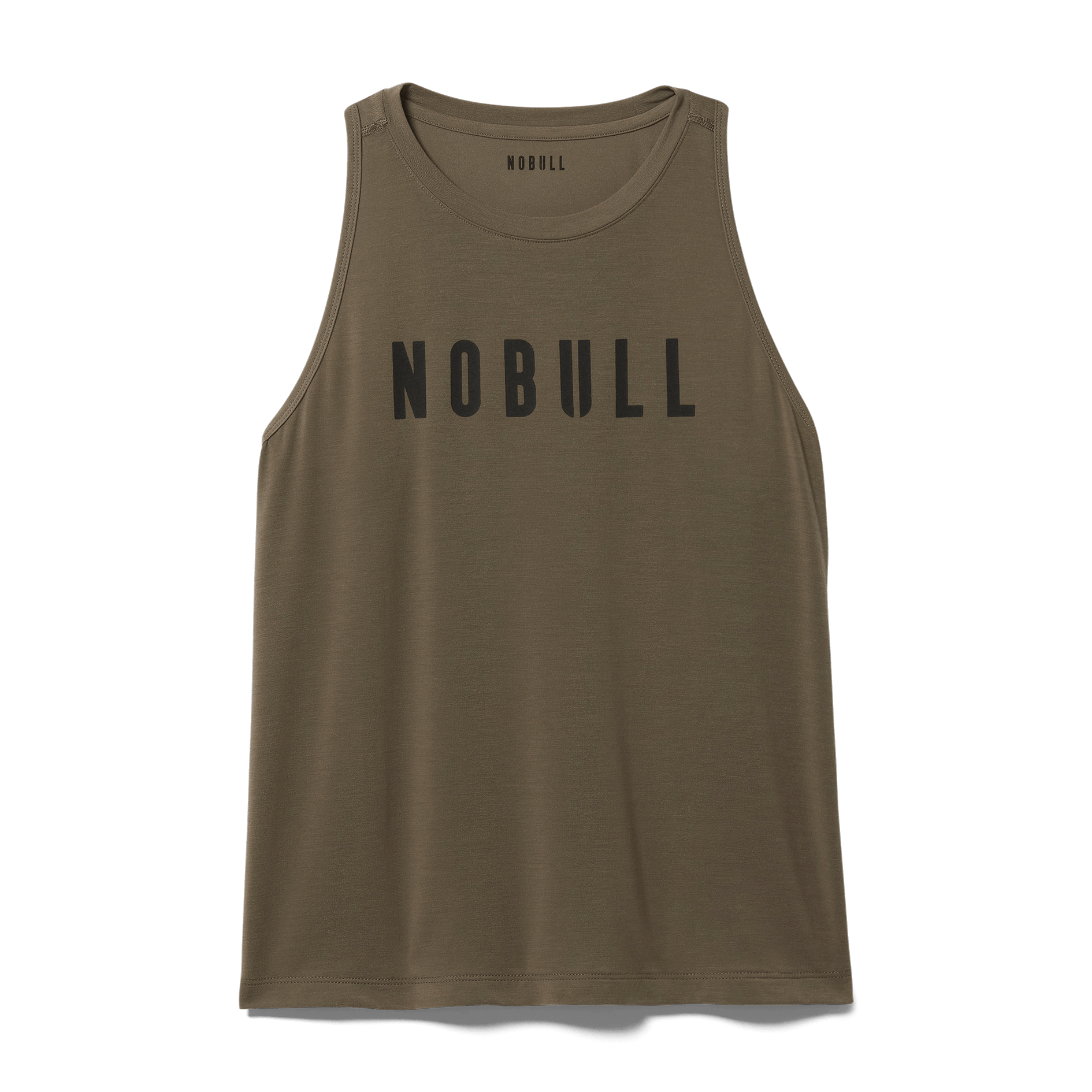 Dark Fallen Rock Women's NOBULL High-Neck Tank Silhouette Angle.