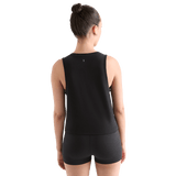 Women's Black NOBULL Muscle Tank Back Angle