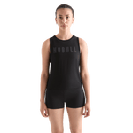 Women's Black NOBULL Muscle Tank Front Angle