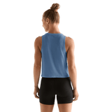 Copen Blue Women's NOBULL Muscle Tank Back Angle.