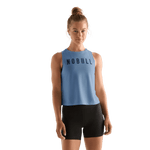 Copen Blue Women's NOBULL Muscle Tank Front Angle.