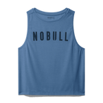 Copen Blue Women's NOBULL Muscle Tank Silhouette Angle.