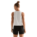 Cream Women's NOBULL Muscle Tank Back Angle.