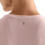 Dusty Rose Women's NOBULL Muscle Tank U Logo Angle.