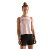 Dusty Rose Women's NOBULL Muscle Tank Front Angle.