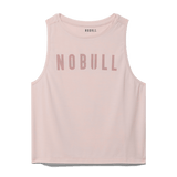 Dusty Rose Women's NOBULL Muscle Tank Silhouette Angle.