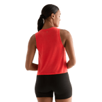 Crimson Women's NOBULL Muscle Tank Back Angle.